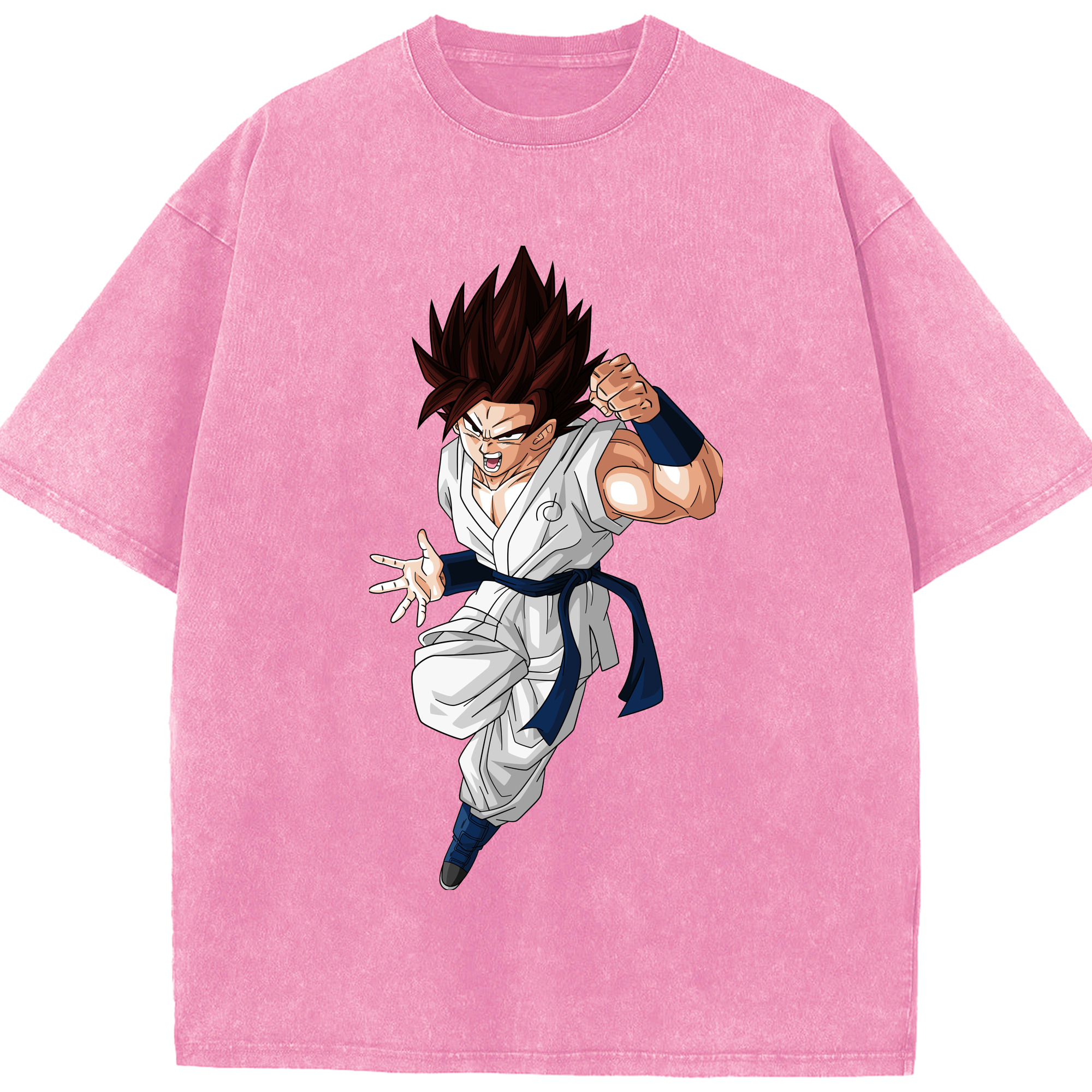 （画像用） ドラゴンボール 孫 悟飯（そんごはん）DRAGON BALL Son Gohan 綿100% ヴィンテージ風 半袖Tシャツ（フロントプリント）